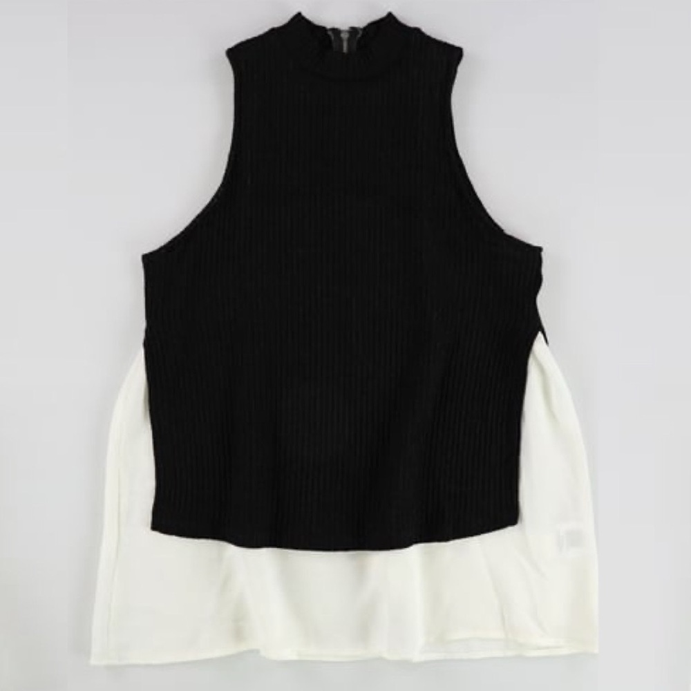 Bar III Deep Layered Pullover Blouse